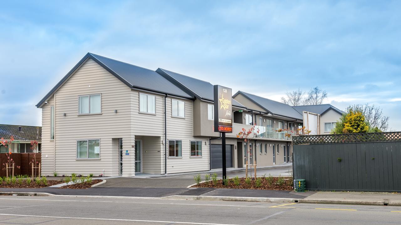 Golden Star Motel Christchurch Dış mekan fotoğraf